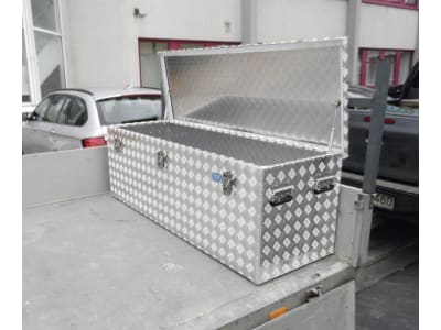 ALUTEC Transportbox "R 120", 120 l, B x H x T: 622 x 520 x 425 mm, Deckel mit Fangbändern