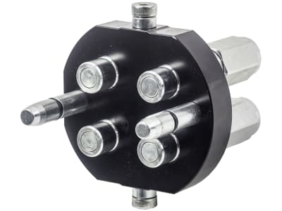 Faster® Stecker "MST5" 3P, 4-fach 3/8" IG BSP, DN 10, UDK, für Multikupplung, Loshälfte