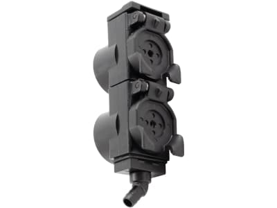 Faster® Ölauffangmuffe doppelt mit Schlauchstutzen Ø 9 mm Faster® Ölauffangmuffe doppelt mit Schlauchstutzen Ø 9 mm