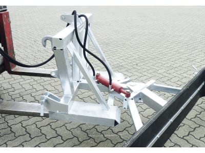 Düvelsdorf Gummischieber "Kombi" 2,60 m, mit Euro-Aufnahme; Dreipunktanbau Kat. 2; Palettengabelaufnahme, um 30° hydraulisch verstellbar, 3617450 Düvelsdorf Gummischieber "Kombi" 2,60 m, mit Euro-Aufnahme; Dreipunktanbau Kat. 2; Palettengabelaufnahme, um 30° hydraulisch verstellbar, 3617450
