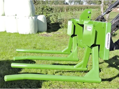 Düvelsdorf Rundballengabel "Duo", Euro-Aufnahme; Dreipunktanbau Kat. 2, 3517750