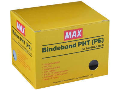 MAX® Bindeband PE Stärke 0,15 mm transparent Karton 10 Rollen MAX® Bindeband PE Stärke 0,15 mm transparent Karton 10 Rollen