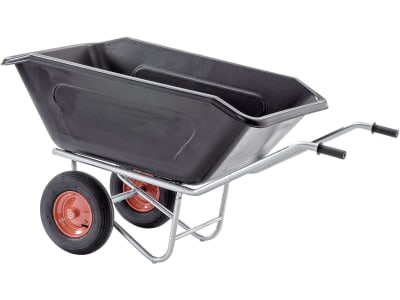 Growi® Schubkarre "Compactkarre" Mulde 350 l, PE (Polyethylen) 2-Rad, 15730 Growi® Schubkarre "Compactkarre" Mulde 350 l, PE (Polyethylen) 2-Rad, 15730