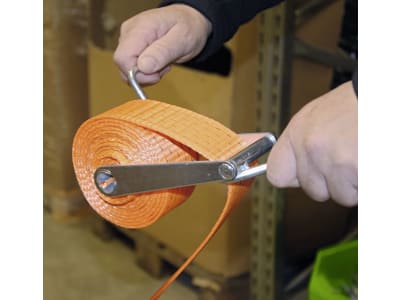 Gurtbandaufroller für Gurte bis 10 m, Metall, verzinkt Gurtbandaufroller für Gurte bis 10 m, Metall, verzinkt