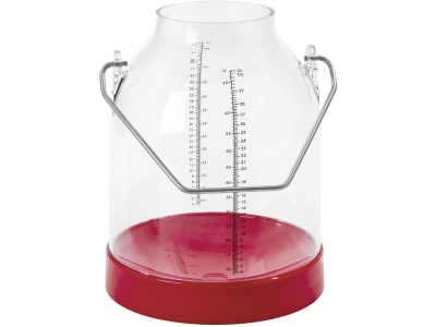 KERBL Melkeimer 30 l rot Kunststoff (transparent, lebensmittelecht), 151050