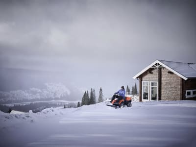 Husqvarna® Schneeschild Agri 107 cm für Aufsitzmäher Rider R 213