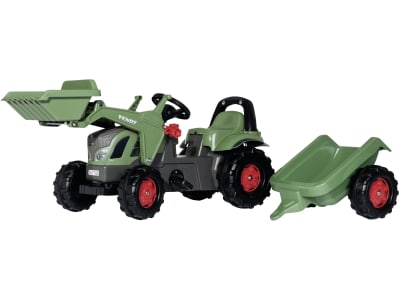 Fendt Trettraktor "516 Vario" mit Frontlader und Anhänger, X991015187000 Fendt Trettraktor "516 Vario" mit Frontlader und Anhänger, X991015187000