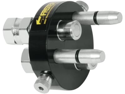 Faster® Stecker "MST2" 2P, 2-fach M 18 x 1,5 12L, DN 10, für Multikupplung, Loshälfte