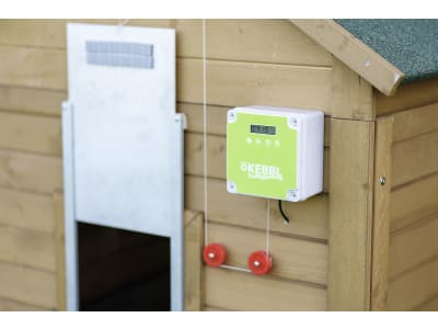 KERBL Türöffner für Klappen, Türen oder Schieber von Geflügelställen automatisch, 70550