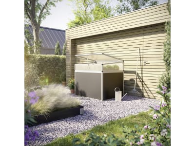 KGT Aluminium-Hochbeet 0,91 x 1,21 x 0,77 m Typ 130 pressblank , Füllmenge 800 l