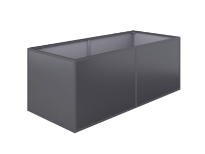 KGT Aluminium-Hochbeet 0,91 x 2,05 x 0,77 m Typ 210 anthrazit-grau , Füllmenge 1.400 l