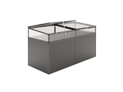 KGT Aluminium-Hochbeet 0,91 x 2,05 x 0,77 m Typ 210 anthrazit-grau , Füllmenge 1.400 l
