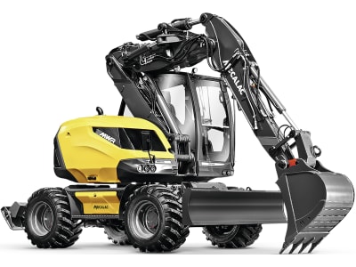 MECALAC Mobilbagger "15MWR" Hubkraft 6.500 kg, Leistung 100 kW (136 PS) bei 2.300 min⁻¹, 0 – 35 km/h