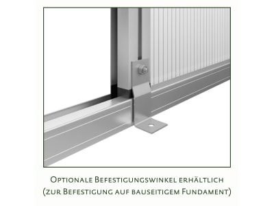 KGT Gewächshaus Callas III  pressblank Geteilte Drehtür (abschließbar) 