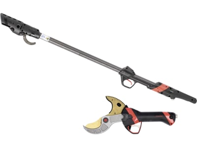 INFACO® Akku-Astschere "Electrocoup F3020" Maxi, mit Verlängerung 137 cm, Kabel für Äste bis 55 mm, F3020X/P9F120