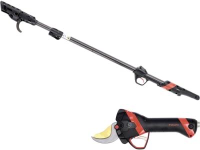 INFACO® Akku-Astschere "Electrocoup F3020" Medium, mit Verlängerung 147 – 212 cm, Kabel für Äste bis 45 mm, F3020M/P9T120