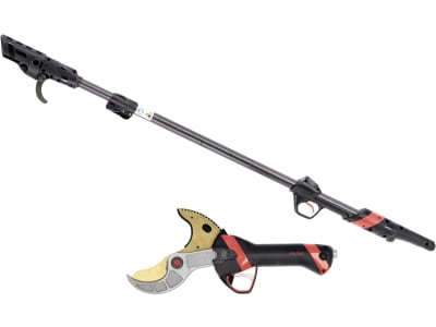 INFACO® Akku-Astschere "Electrocoup F3020" Maxi, mit Verlängerung 247 – 402 cm, Kabel für Äste bis 55 mm, F3020X/P9T210