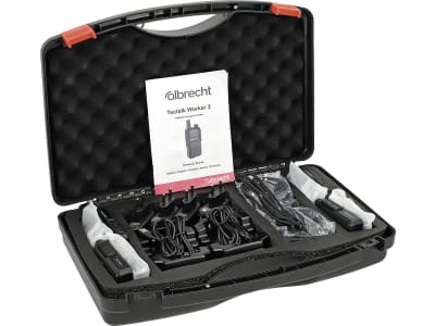 Albrecht® Funkgeräteset "Tectalk Worker 3" 4 Funkgeräte