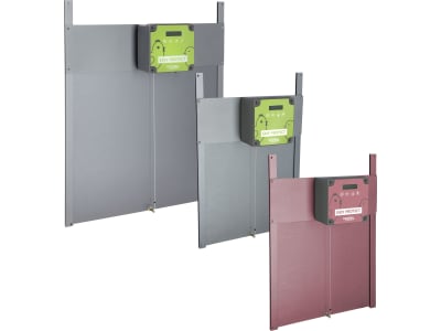KERBL Hühnerklappe "Easy Protect" Komplettset inkl. Steuerung und Führungsschienen für Geflügelställe