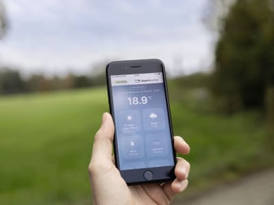 KERBL Wetterstation digital, WiFi, App-Anbindung, für Temperatur, Luftfeuchtigkeit, Regen, Windgeschwindigkeit/-richtung, UV-Index, Luftdruck, Taupunkt, 291394