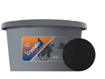 Crystalyx® Rumilyx hochwertige Leckmasse für Milchkühe zur Unterstützung in der Transitphase oder bei Hitzestress  80 kg Kübel