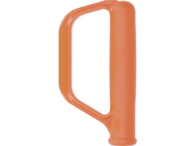 mefro Griff Kunststoff orange mit Handschutz, für Sackkarren, Kistenkarren und Stapelkarren, 1 St., 94201006