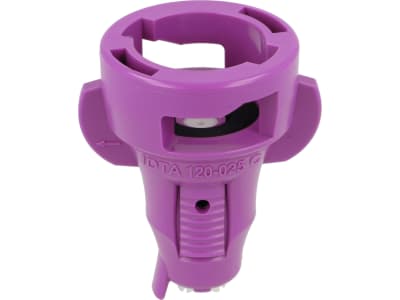 Lechler Air-Injektor Doppel-Flachstrahldüse 120-"IDTA", 025, purple, Keramik, 6TA387C800000
