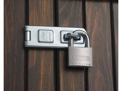 ABUS Vorhangschloss Titalium 64TI/40HB63 Kellerschloss, Spezial-Aluminium, gehärteter Stahlbügel, ABUS-Sicherheitslevel 5