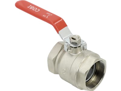 Hücobi Kugelhahn "Cobi" 2" IG Messing matt verchromt, 3030 050000
