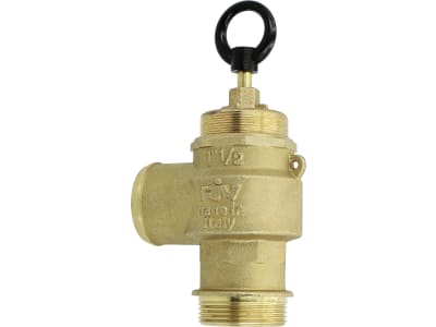Hücobi Sicherheitsventil, 1 1/2", 0,5 bar, Messing, 8200 038005