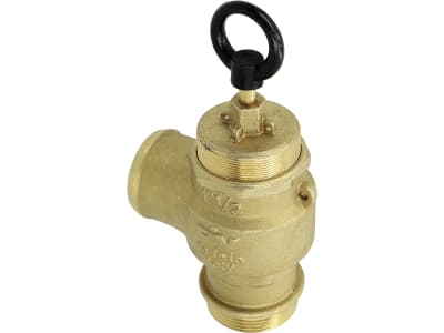 Hücobi Sicherheitsventil, 1 1/2", 0,5 bar, Messing, 8200 038005