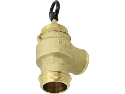 Hücobi Sicherheitsventil, 1 1/2", 1,0 bar, Messing, 8200 038010