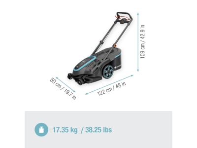 Gardena Akku-Rasenmäher PowerMax Dou 46/36V DuoBlade-Technologie inkl. 2x System-Akku P4A PBA 18V/72 + 1x Schnellladegerät P4A AL 1830 CV 14646-20 Gardena Akku-Rasenmäher PowerMax Dou 46/36V DuoBlade-Technologie inkl. 2x System-Akku P4A PBA 18V/72 + 1x Schnellladegerät P4A AL 1830 CV 14646-20