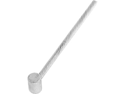 Bowdenzug 2.000 mm, angepresster Nippel Ø 6,5 x 9,3 mm, Endstück Ø 6 x 3,5 mm Bowdenzug 2.000 mm, angepresster Nippel Ø 6,5 x 9,3 mm, Endstück Ø 6 x 3,5 mm