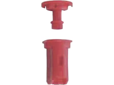 Lechler Air-Injektor Doppel-Flachstrahldüse "IDKT", 120-04, rot, POM, 6TK4475600000