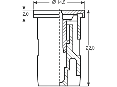 Lechler Air-Injektor Flachstrahldüse "IDKN 120-04" Düsengröße 04, 120°, rot, POM (Polyoxymethylen), 6IZ4475600000