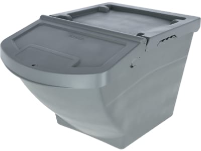 KERBL Futterbox 40 l, 390 x 345 x 578 mm, stapelbar, mit Deckel, für die Aufbewahrung von Tierfutter, Lebensmitteln o.ä., 3210252