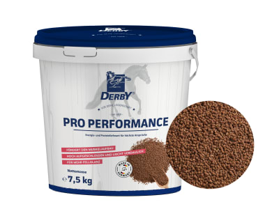 DERBY® Pro Performance stärkearmes, zuckerarmes Leistungsfutter nicht mineralisiert 7,5 kg Eimer