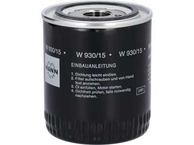 MANN Ölfilter "W 930/15" MANN Ölfilter "W 930/15"
