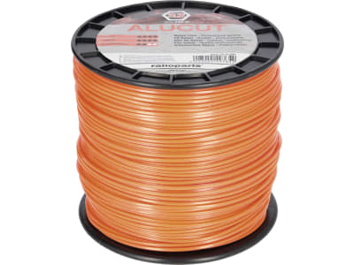 Mähfaden "Alucut" 2,7 mm/240 m 6-Kant, orange, Spule