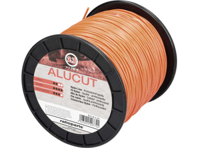 Mähfaden "Alucut" 2,7 mm/240 m rund, orange, Spule