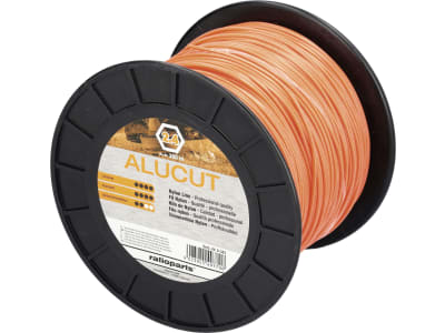 Mähfaden "Alucut" 2,4 mm/360 m 6-Kant, orange, Spule