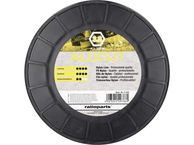 Mähfaden "Alucut" 3,0 mm/240 m 6-Kant, orange, Spule