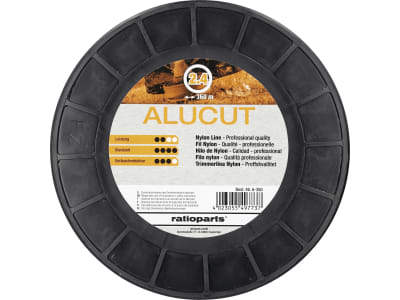 Mähfaden "Alucut" 2,4 mm/360 m rund, orange, Spule