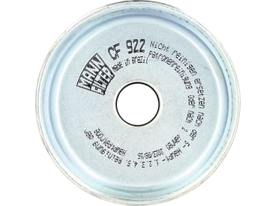 MANN Sekundärluftfilter "CF 922" MANN Sekundärluftfilter "CF 922"