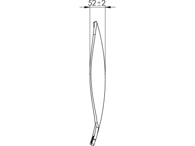 Randblech 395 x 45/155 x 52 mm rechts, für Grubber Horsch TerraGrip, Terrano, Tiger