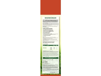Wolf-Garten® Natura Rasendünger  10,8 kg Sack Ausreichend für ca. 160 m² 