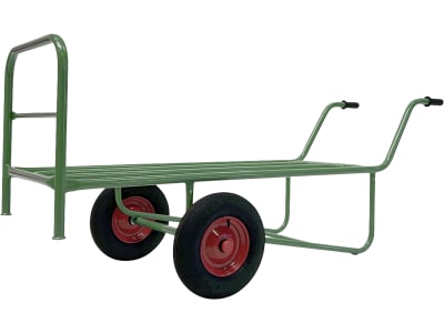 Growi® Ballenkarre 2.000 x 850 x 990 mm für Strohballen, Heuballen, Kisten, Säcke und Kanister, 15830