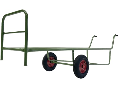Growi® Ballenkarre 2.850 x 850 x 990 mm für Strohballen, Heuballen, Kisten, Säcke und Kanister, 15831