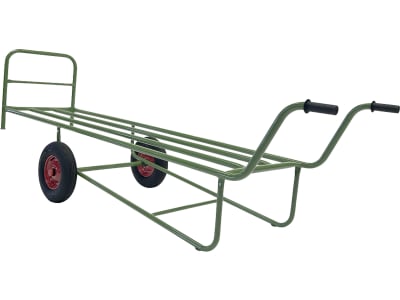 Growi® Ballenkarre 2.850 x 850 x 990 mm für Strohballen, Heuballen, Kisten, Säcke und Kanister, 15831